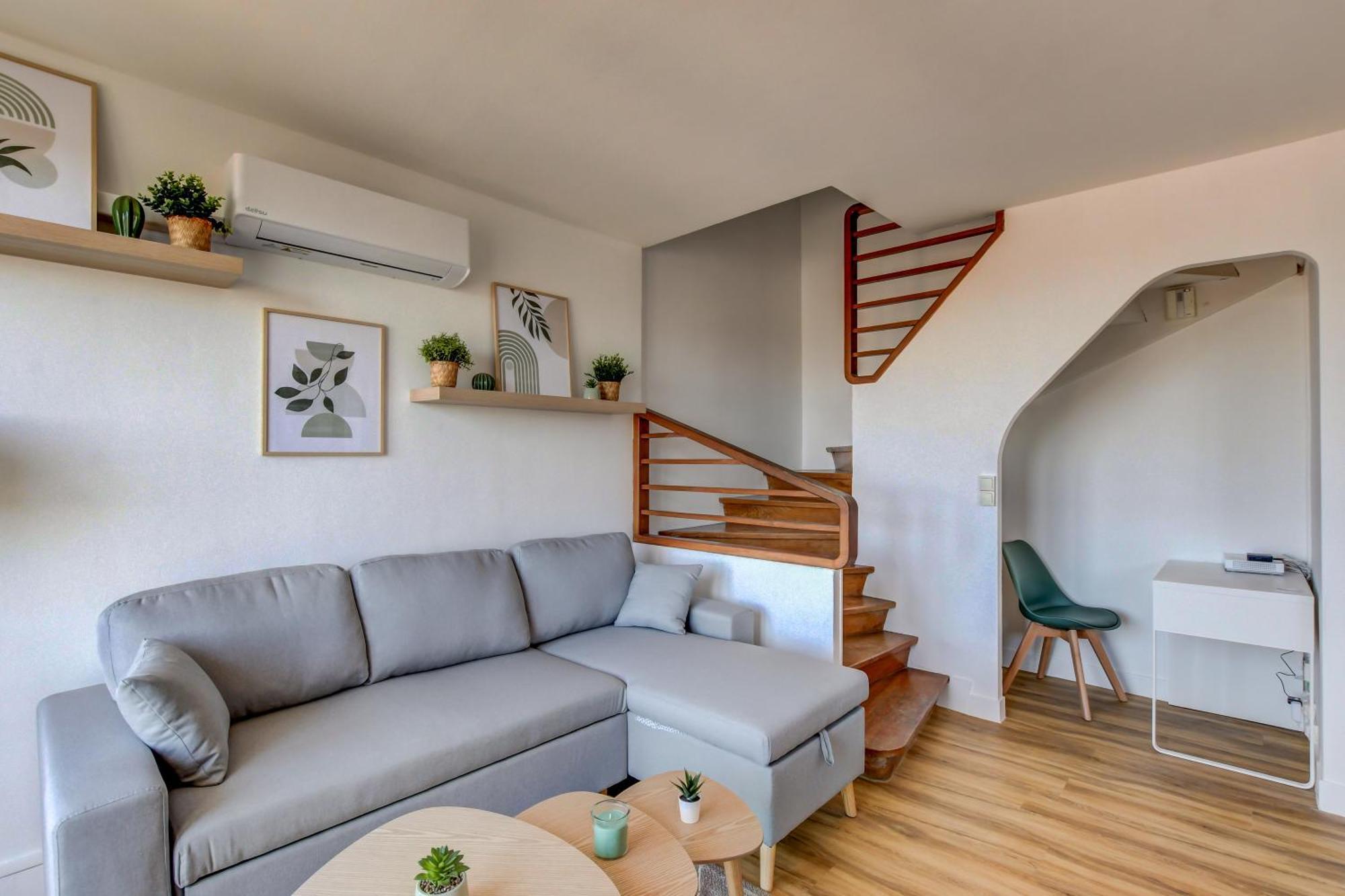 Sunset Duplex - Grand-Rond, Jardin Des Plantes, Centre-Ville, 2 Bdrs 60M2, Ac, Free Public Car Park 200M Away, Netflix - T3 60M2 Avec Clim, Parking Public Gratuit A 200M Toulouse Eksteriør billede