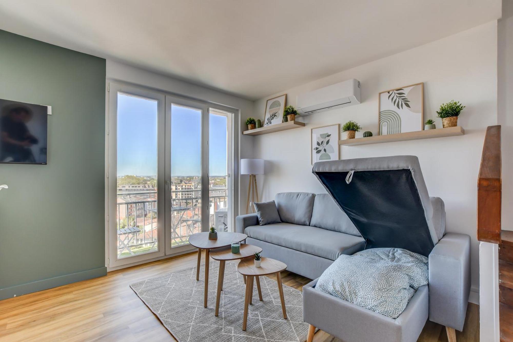 Sunset Duplex - Grand-Rond, Jardin Des Plantes, Centre-Ville, 2 Bdrs 60M2, Ac, Free Public Car Park 200M Away, Netflix - T3 60M2 Avec Clim, Parking Public Gratuit A 200M Toulouse Eksteriør billede