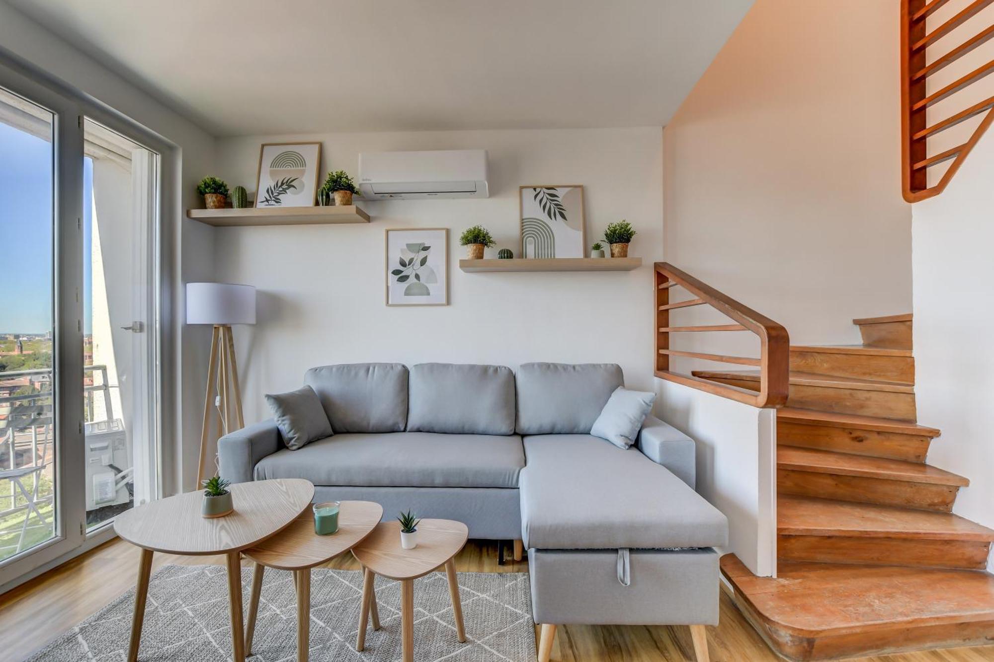 Sunset Duplex - Grand-Rond, Jardin Des Plantes, Centre-Ville, 2 Bdrs 60M2, Ac, Free Public Car Park 200M Away, Netflix - T3 60M2 Avec Clim, Parking Public Gratuit A 200M Toulouse Eksteriør billede